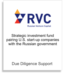 Due Diligence Support Strategic investment fund pairing U.S. start-up companies with the Russian government