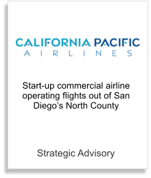 Strategic Advisory Start-up commercial airline operating flights out of San Diegos North County